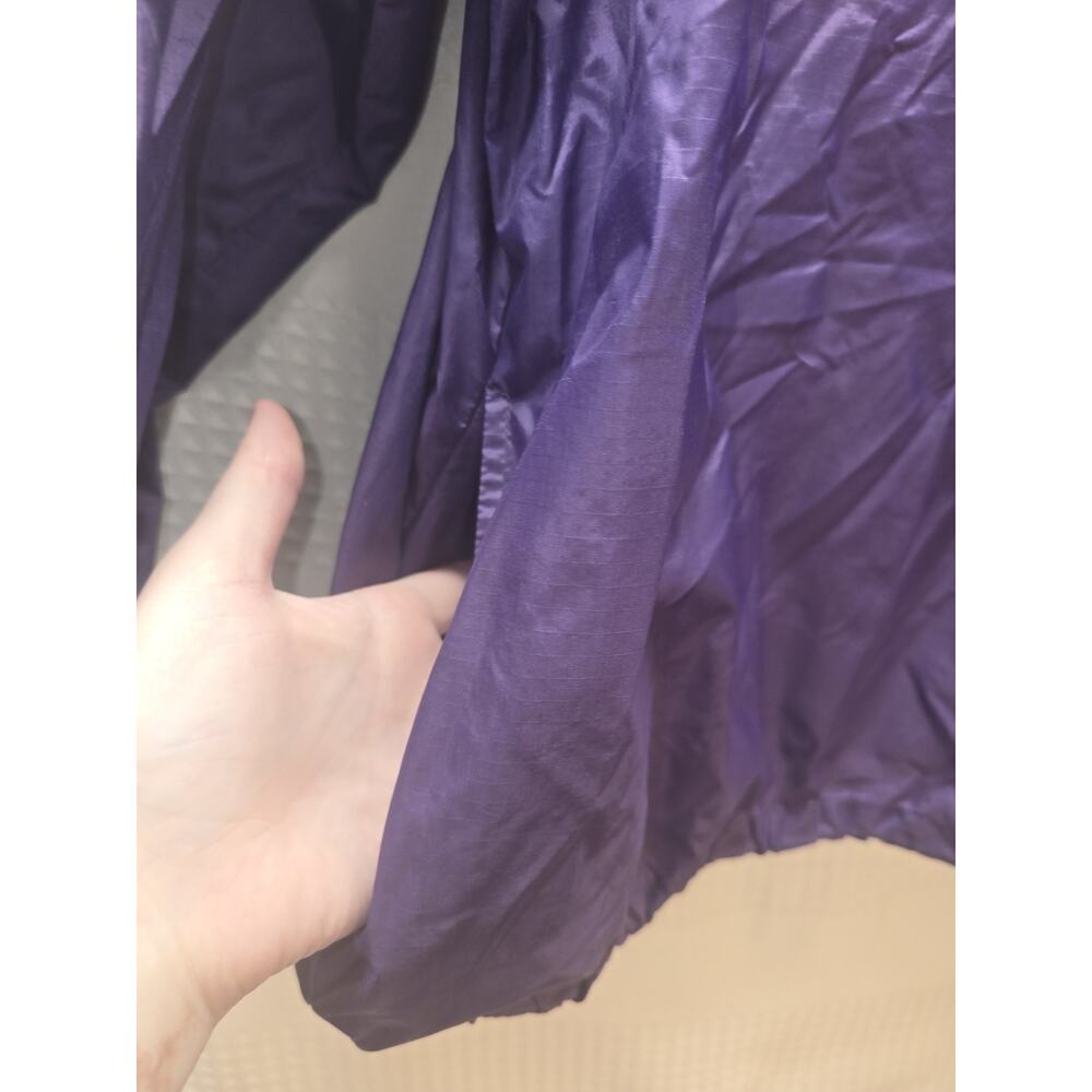 Liz Claiborne purple Acadia anorak windbreaker jacket small stain - Picture 4 of 10